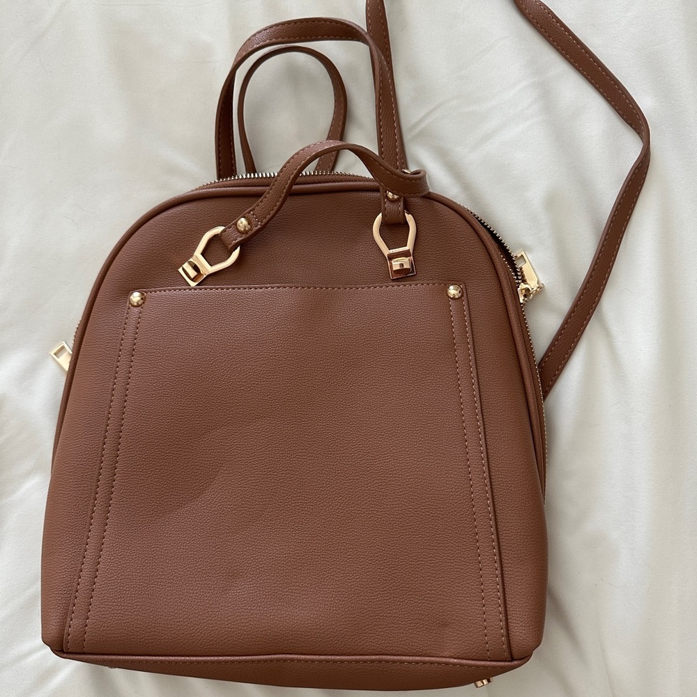Elegant Brown Women's Backpack